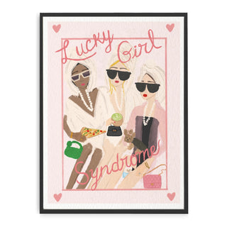 Lucky Girl Syindrome Art Print